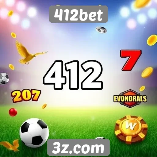 Variedade de jogos disponíveis na plataforma 412bet